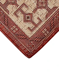 Liora Manne' Carmel Kilim 7'10"x7'10" Square Area Rug