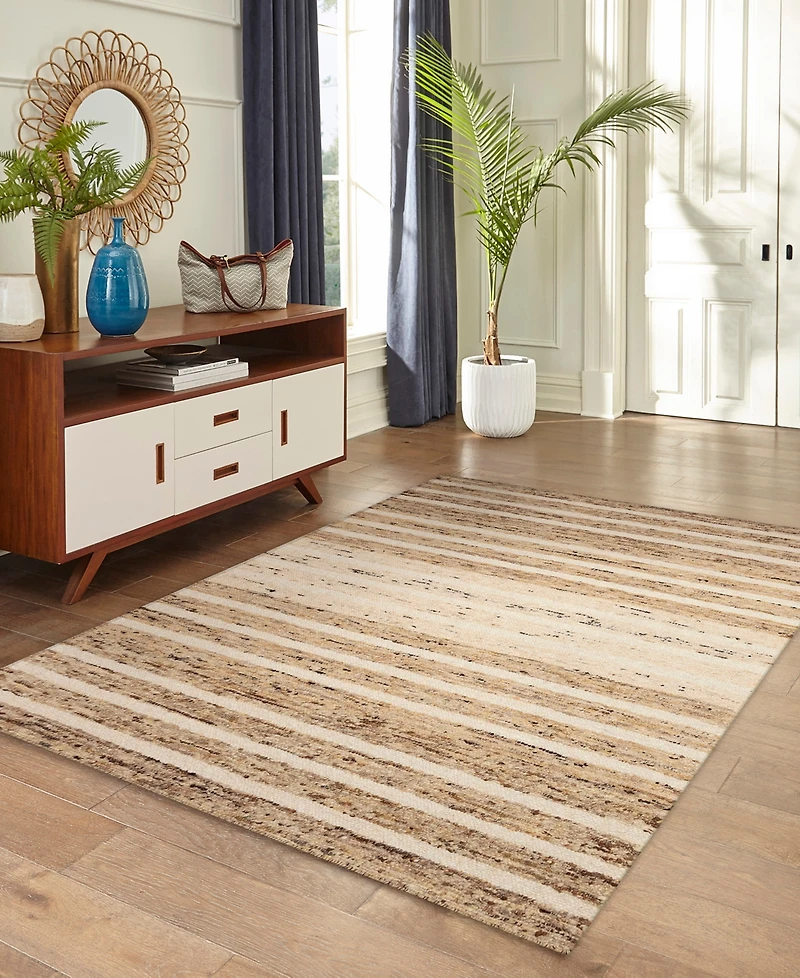 Liora Manne' Mojave Horizon Stripe 3'6"x5'6" Area Rug