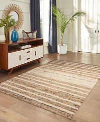 Liora Manne' Mojave Horizon Stripe 3'6"x5'6" Area Rug