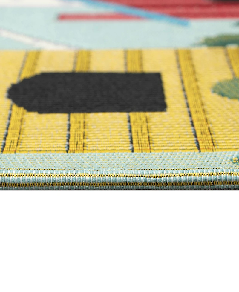 Liora Manne' Esencia Bird Condos 1'11"x4'11" Runner Area Rug