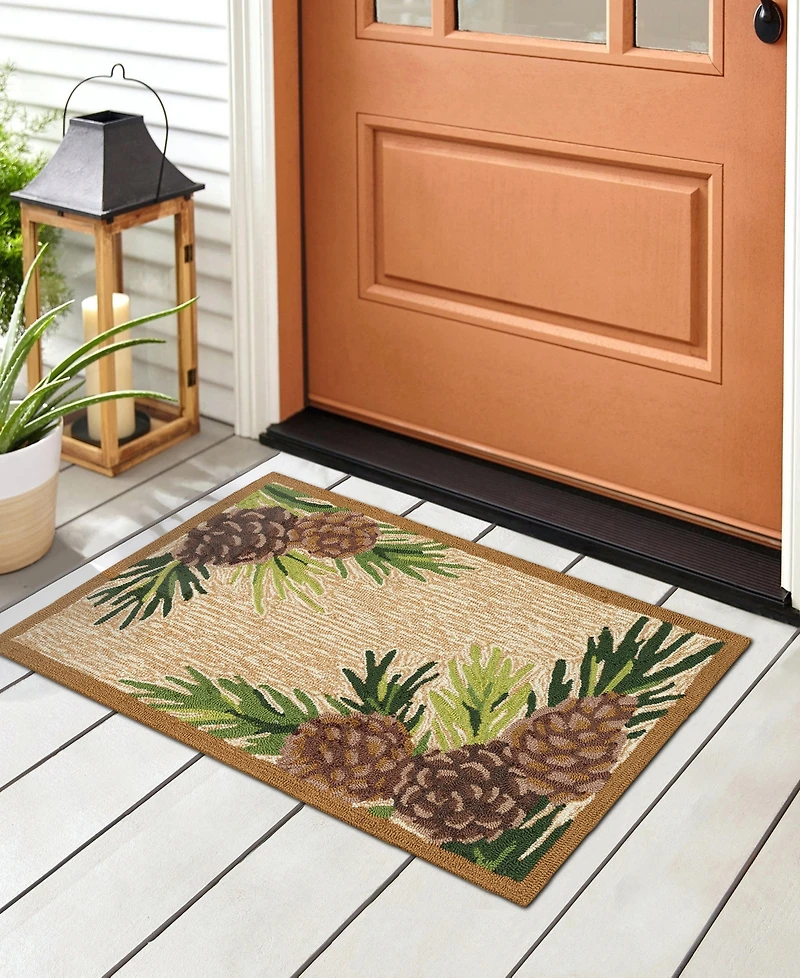Liora Manne' Ravella Forest Border 2'x3' Area Rug