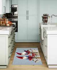 Liora Manne' Frontporch Welcome Gnome 2'6"x4' Area Rug