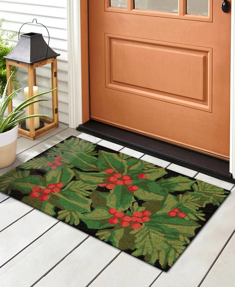 Liora Manne' Natura Hollyberries 1'6"x2'6" Area Rug