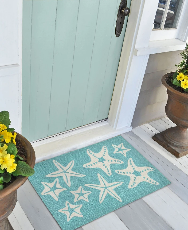 Liora Manne' Capri Starfish 1'8"x2'6" Area Rug