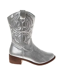 Kensie Girl Little Kids and Big Kids Metallic Cowgirl Boots