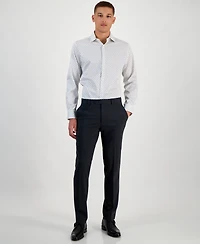 Bar Iii Men's Bree Slim-Fit Stretch Leaf-Print Dress Shirt, Exclusively at Macy's