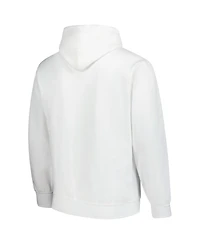 Starter Men's White Detroit Lions Vintage Pullover Hoodie