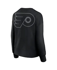 Fanatics Women's Black Philadelphia Flyers Elements Flow Pullover Sweatshirt