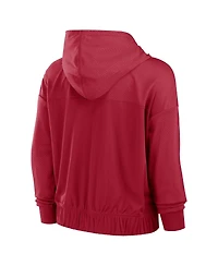 Fanatics Women's Scarlet San Francisco 49ers Script Lock Full-Zip Hoodie