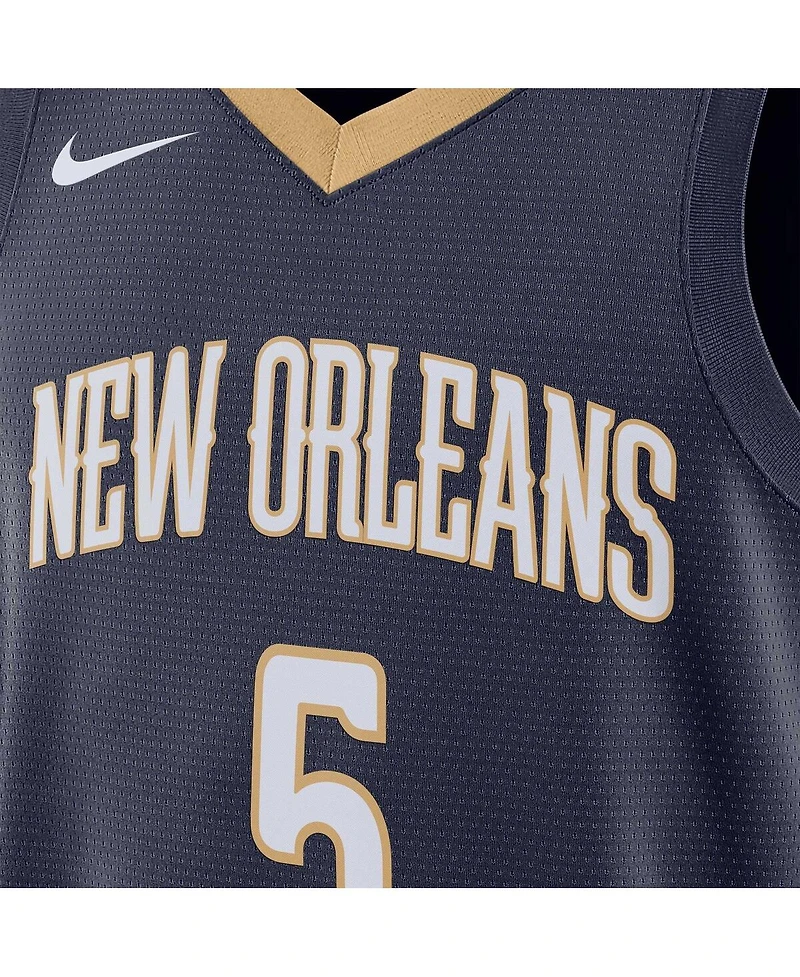 Nike Men's and Women's Dejounte Murray Navy New Orleans Pelicans 2024 Offseason Addition Swingman Jersey