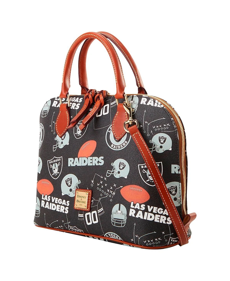 Dooney & Bourke Las Vegas Raiders Game Day Zip Satchel