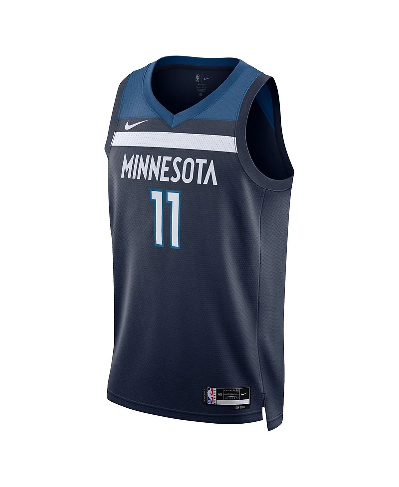 Nike Men's and Women's Naz Reid Navy Minnesota Timberwolves Swingman Jersey - Icon Edition