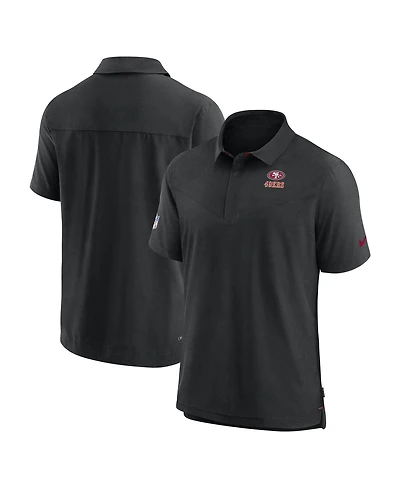 Nike Men's Black San Francisco 49ers 2022/23 Sideline Lockup Performance Polo