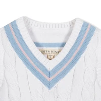 Hope & Henry Baby Boys V-Neck Cricket Sweater Vest