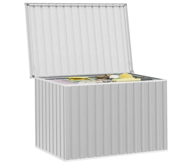vidaXL Patio Storage Box Gray 58.7"x39"x36.6"