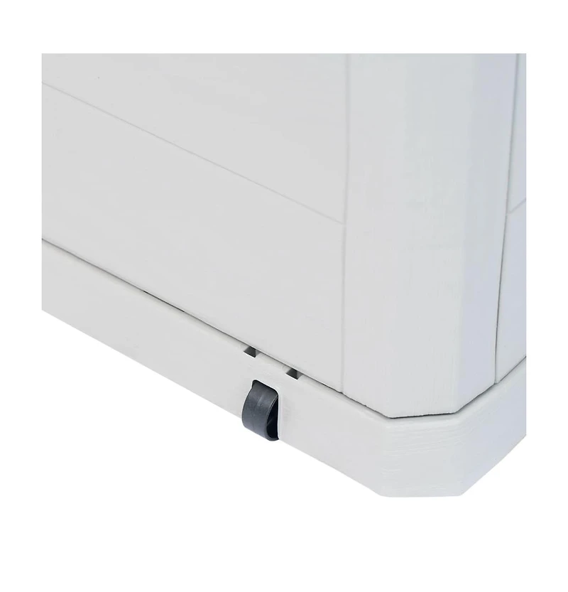 Patio Storage Box 74 gal Light Gray