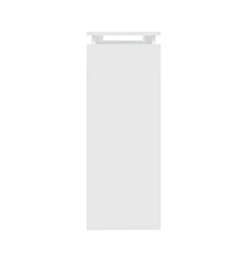 Console Table White 40.2"x11.8"x31.5" Engineered Wood