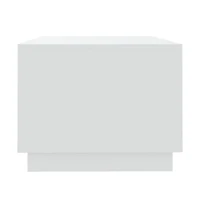 Coffee Table White 40.2"x21.7"x16.9" Engineered Wood