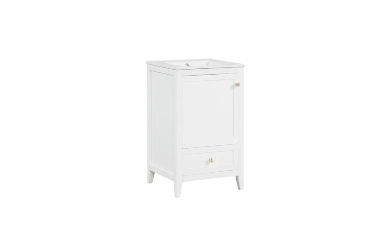 Slickblue Modern Bathroom Vanity with Sink for Stylish Storage and Functionality