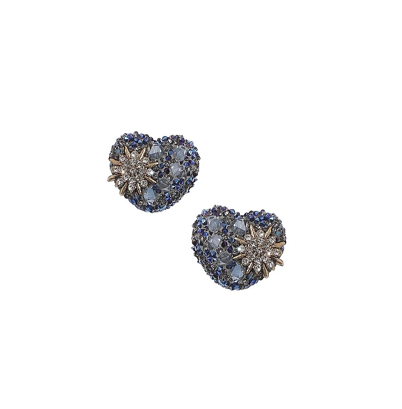 Flora Heart Stud Earrings