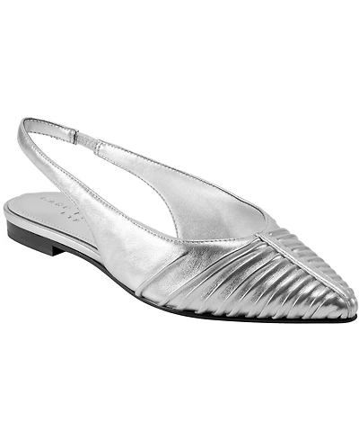 Marc Fisher Ltd Women's Dalatee Ruched Slingback Flats