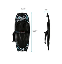 SereneLife Thunder Wave Water Sport Knee-Board With Stable Platform Base