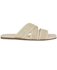 Calvin Klein Women's Bestina Strappy Logo Sandals