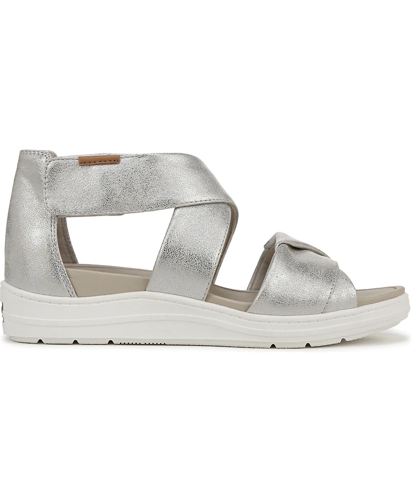 Dr. Scholl's Women's Time Off Fun Ankle Strap Wedge Sandals
