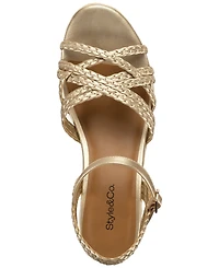 Style & Co Women's Vanaa Wedge Sandals, Exclusively at Macy's