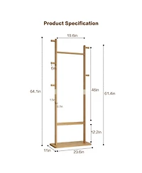 Lovmor Coat Racks solid wood hanger 23.6 1164.1 for bedroom/entrance/living room