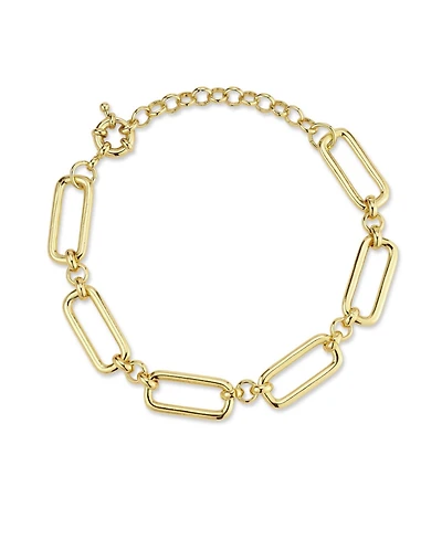 Rachel Zoe Gold Plated Bold Link Chain Bracelet