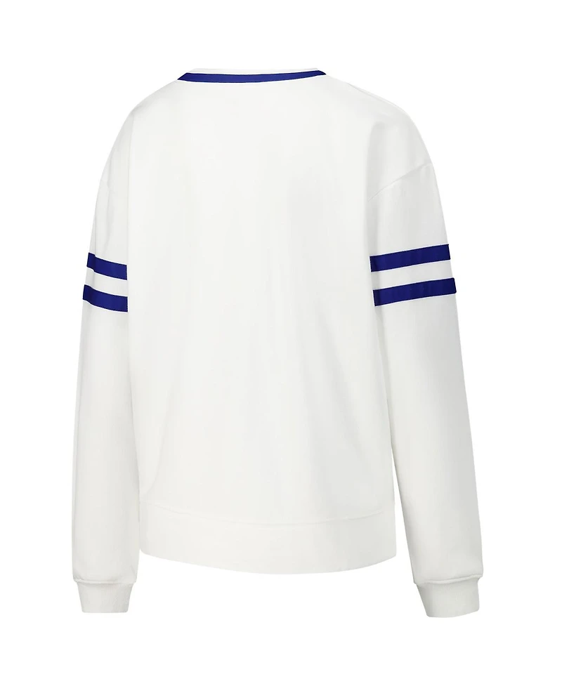 Concepts Sport Women's White Fc Cincinnati Borough Long Sleeve T-Shirt