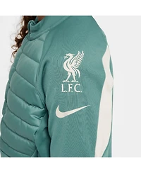 Nike Big Boys and Girls Teal Liverpool 2024/25 Academy Drill Quarter-Zip Top