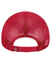 New Era Toddler Scarlet San Francisco 49ers Sport Night Color Block 9FORTY A-Frame Trucker Adjustable Hat