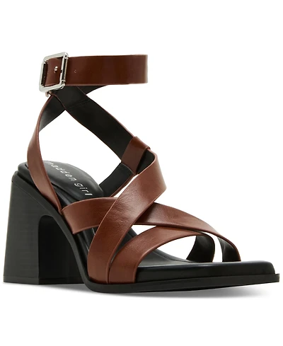 Madden Girl Hero Strappy Block-Heel City Sandals