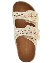 Madden Girl Bali Crochet Double-Strap Flatform Footbed Sandals