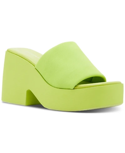 Madden Girl Raquel Platform Slide Sandals