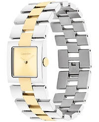 Calvin Klein Women's Ck Meridian Two-Tone Stainless Steel Bracelet Watch, 22mm
