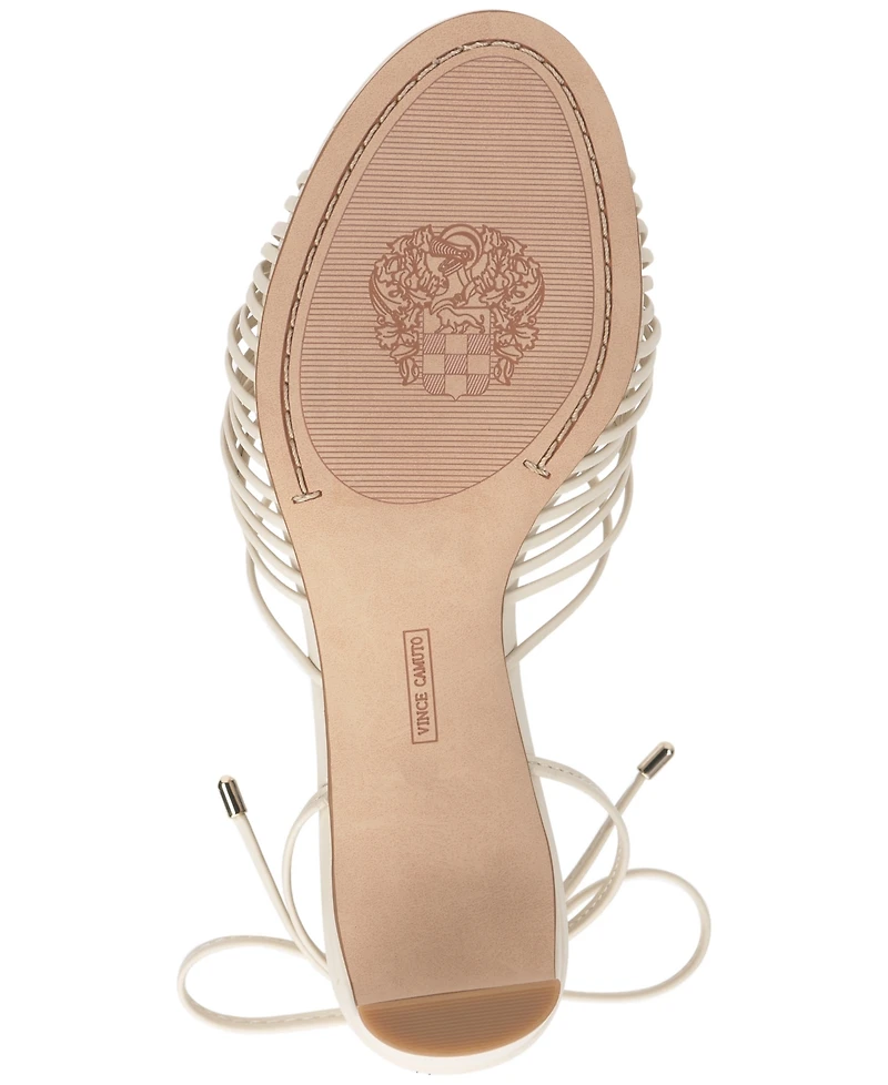 Vince Camuto Women's Lory Lace-Up Blade-Heel Sandals