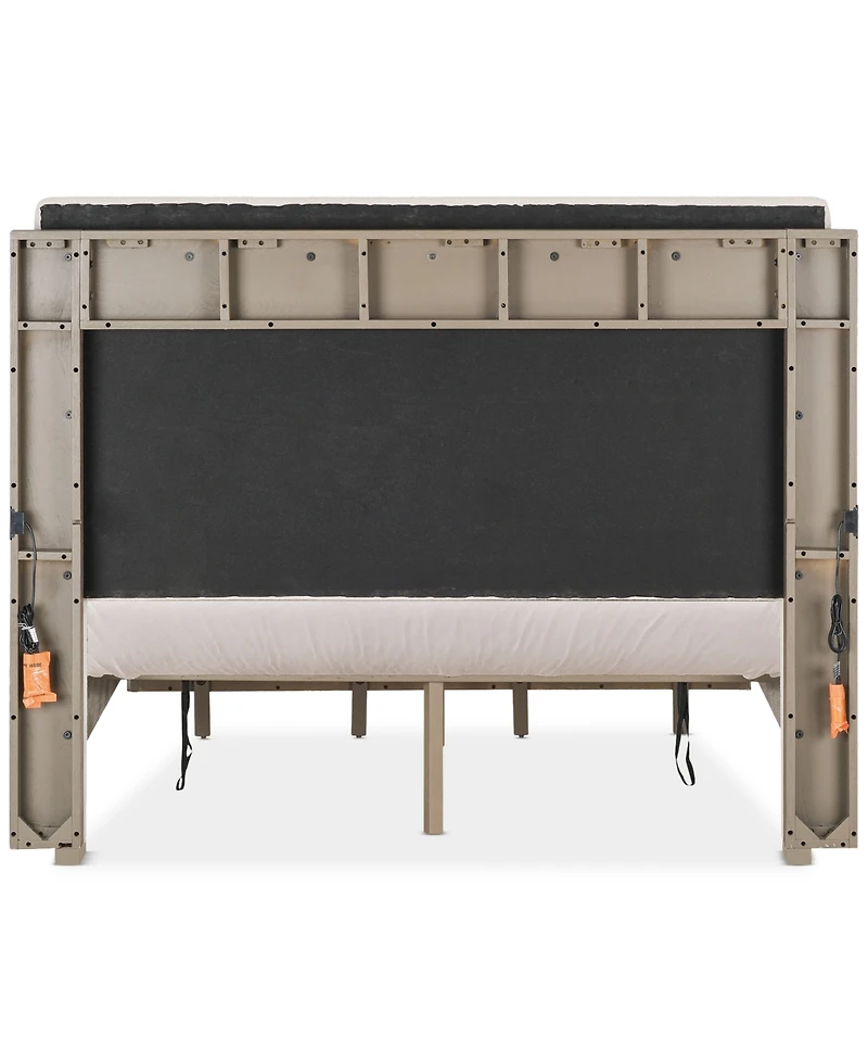 Portmore California King Upholstered Storage Bed (with soft close drawers), Created for Macy's