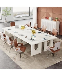 Tribesigns Modern Executive Desk, 70.9" Large Office Computer Meeting Room Table, Simple Workstation Business Furniture for Home