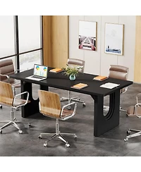 Tribesigns Modern Executive Desk, 70.9" Large Office Computer Meeting Room Table, Simple Workstation Business Furniture for Home
