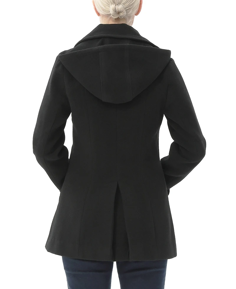 Women's Mira Wool Blend Hooded Pea Coat