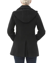 Women's Mira Wool Blend Hooded Pea Coat