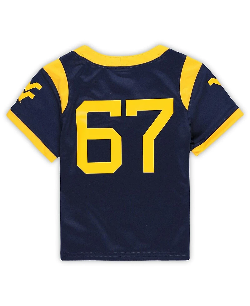 Nike Toddler 67 Navy West Virginia Mountaineers Untouchable Replica Football Jersey