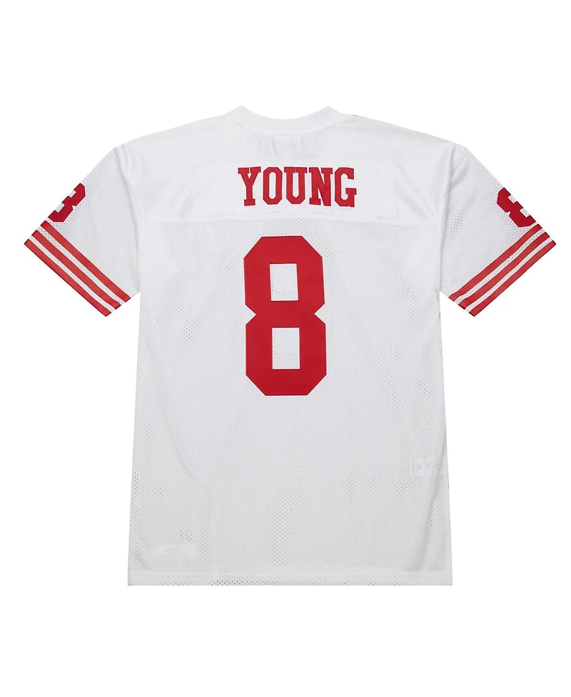 Mitchell & Ness Men's Steve Young White San Francisco 49ers 1994 Authentic Throwback Retired Player Jersey