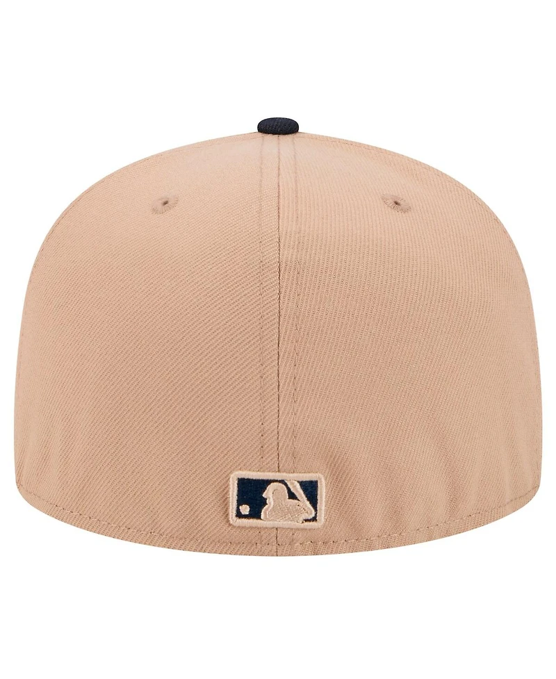New Era Men's Khaki Seattle Mariners 59FIFTY Fitted Hat