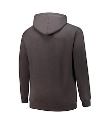 Fanatics Men's Heather Charcoal Cleveland Browns Big Tall Pullover Hoodie