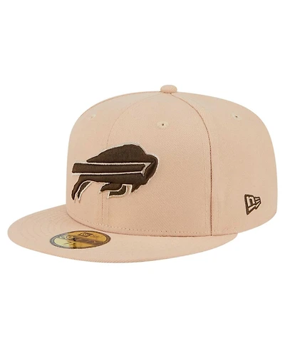 New Era Men's Tan Buffalo Bills Candied Pecan 59FIFTY Fitted Hat