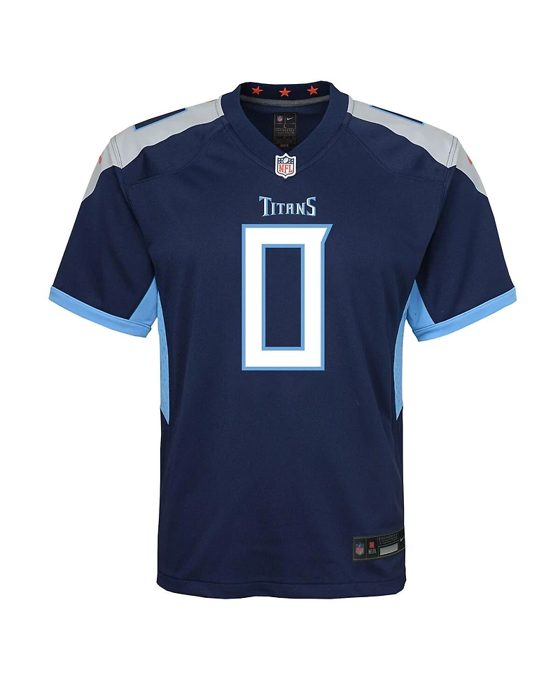 Nike Big Boys and Girls Calvin Ridley Navy Tennessee Titans Team Game Jersey